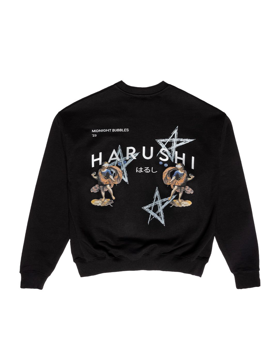 Harushi midnight bubbles sweater - Black